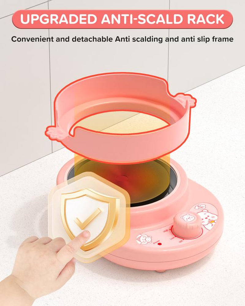 Children'S Cooking Set - a Truly Safe Mini Kitchen Set with a Children'S Set for Making Real Food, Montessori Kitchen Toys for Toddlers, Kitchen Toy Gifts Suitable for Girls and Boys